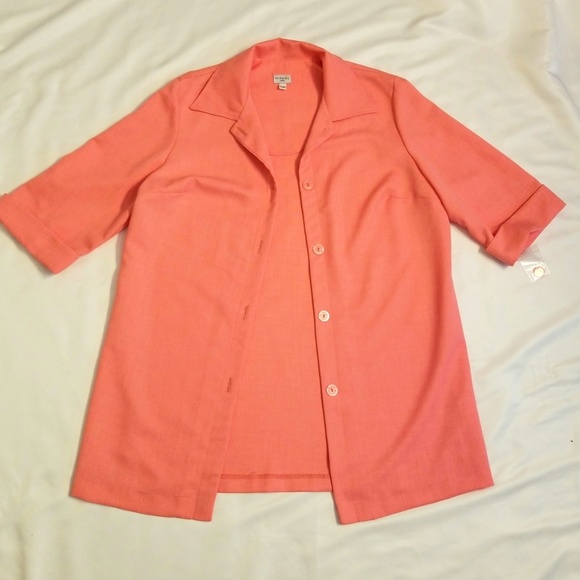 NWOT Women's Button Front Tunic by Mirage Mode - Picture 4 of 7